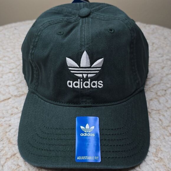 NWT Adidas Relaxed Strap-Back Hat Mineral Green OS - Picture 1 of 7